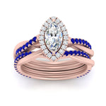 Load image into Gallery viewer, marquise-cut-halo-sapphire-infinity-bridal-set-in-rose-gold-FD9212MQGSABL-NL-RG-B2.jpg
