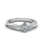 Load image into Gallery viewer, marquise-cut-infinity-twist-diamond-engagement-ring-in-white-gold-FD8253MQRHAND-NL-WG
