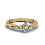Load image into Gallery viewer, marquise-cut-infinity-twist-diamond-engagement-ring-in-yellow-gold-FD8253MQRHAND-NL-YG
