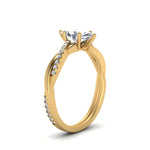 Load image into Gallery viewer, marquise-cut-infinity-twist-diamond-engagement-ring-in-yellow-gold-FD8253MQRHAND-NL-YG
