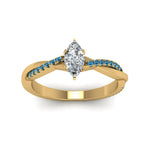 Load image into Gallery viewer, marquise-cut-infinity-twist-diamond-engagement-ring-with-ice-blue-topaz-in-14K-yellow-gold-FD8253MQRGICBLTO-NL-YG
