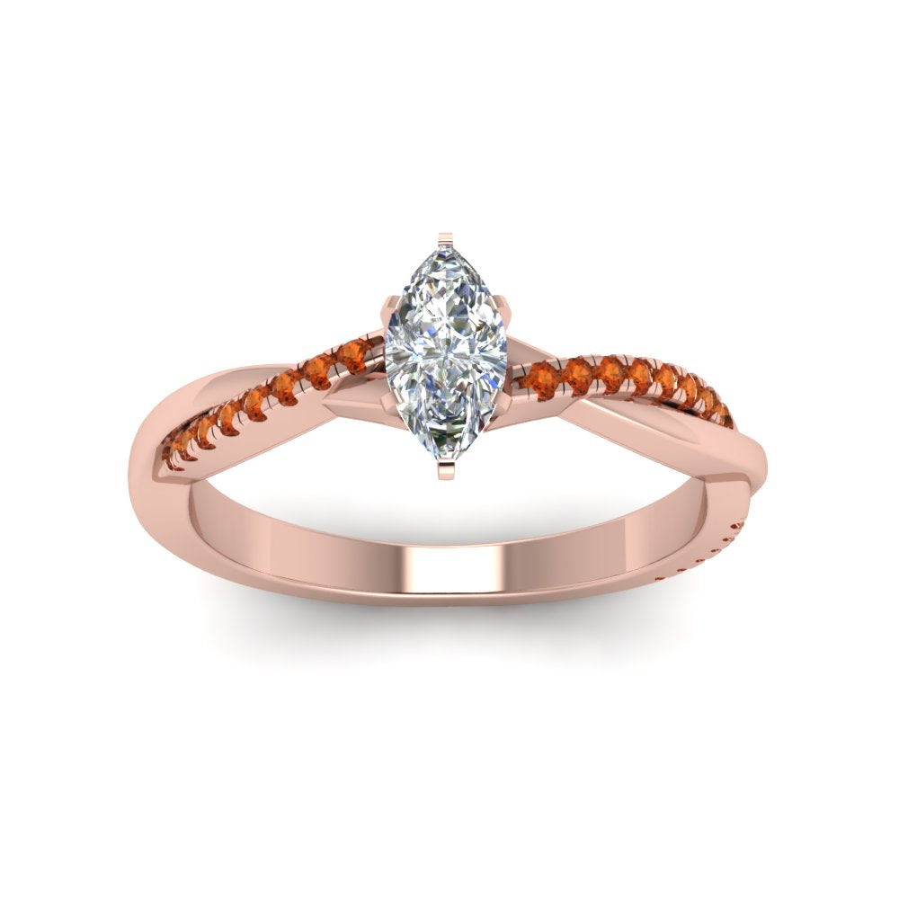 marquise-cut-infinity-twist-diamond-engagement-ring-with-orange-sapphire-in-14K-rose-gold-FD8253MQRGSAOR-NL-RG