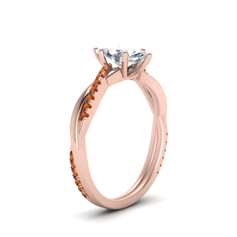 marquise-cut-infinity-twist-diamond-engagement-ring-with-orange-sapphire-in-14K-rose-gold-FD8253MQRGSAOR-NL-RG