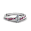Load image into Gallery viewer, marquise-cut-infinity-twist-diamond-engagement-ring-with-pink-sapphire-in-14K-white-gold-FD8253MQRGSADRPI-NL-WG