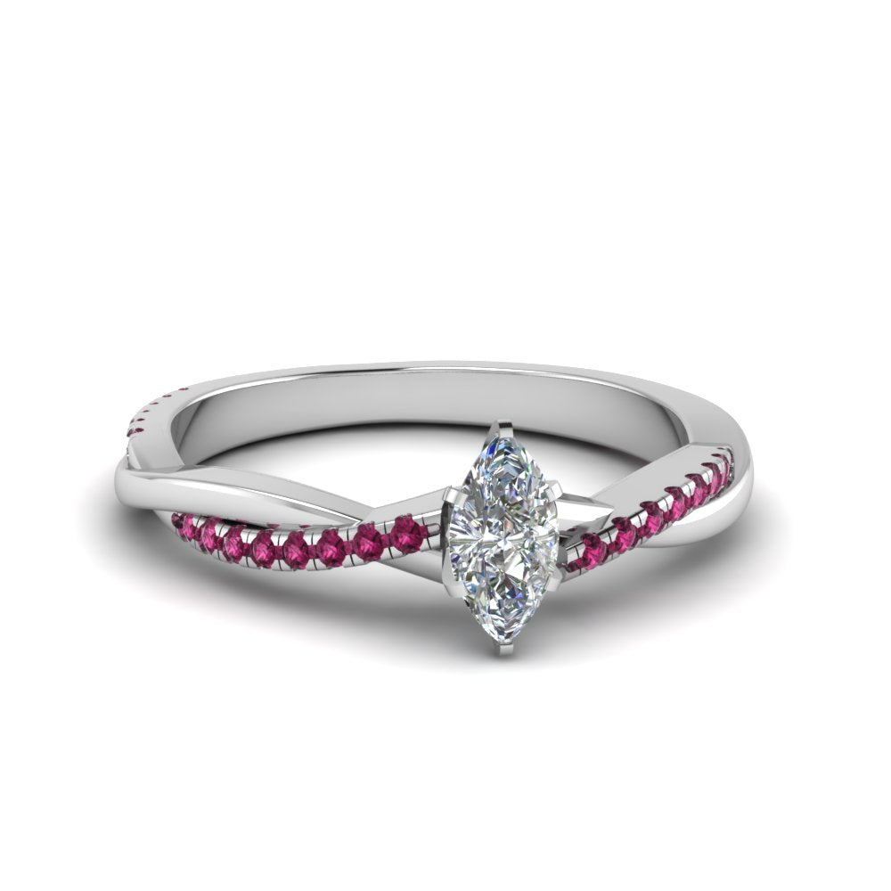 marquise-cut-infinity-twist-diamond-engagement-ring-with-pink-sapphire-in-14K-white-gold-FD8253MQRGSADRPI-NL-WG
