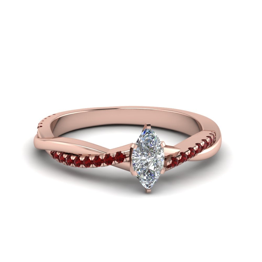 marquise-cut-infinity-twist-diamond-engagement-ring-with-ruby-in-14K-rose-gold-FD8253MQRGRUDR-NL-RG