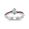 Load image into Gallery viewer, marquise-cut-infinity-twist-diamond-engagement-ring-with-ruby-in-14K-white-gold-FD8253MQRGRUDR-NL-WG