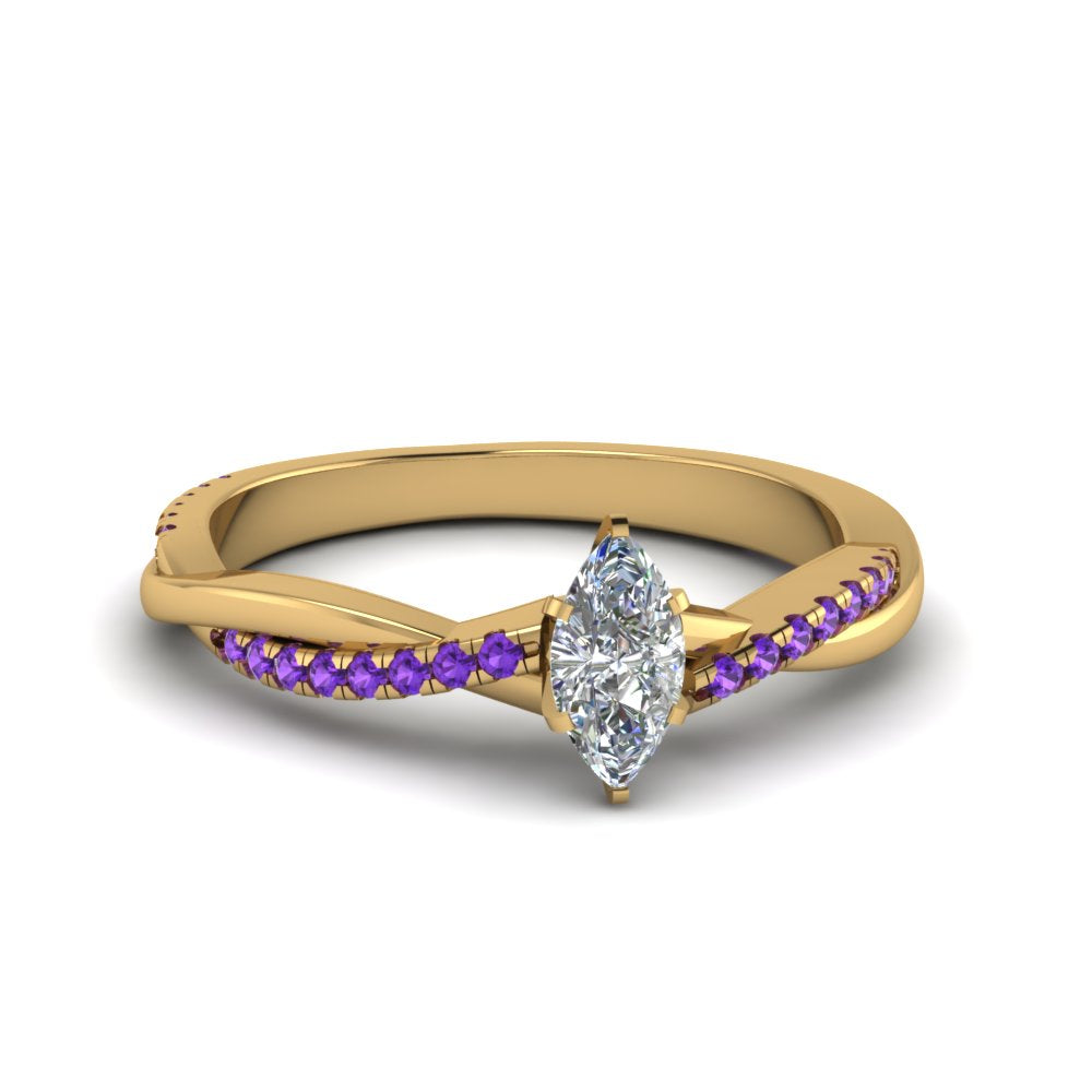 marquise-cut-infinity-twist-diamond-engagement-ring-with-violac-topaz-in-14K-yellow-gold-FD8253MQRGVITO-NL-YG