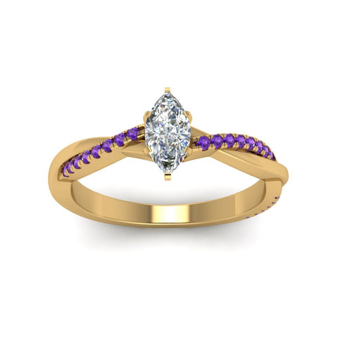 marquise-cut-infinity-twist-diamond-engagement-ring-with-violac-topaz-in-14K-yellow-gold-FD8253MQRGVITO-NL-YG
