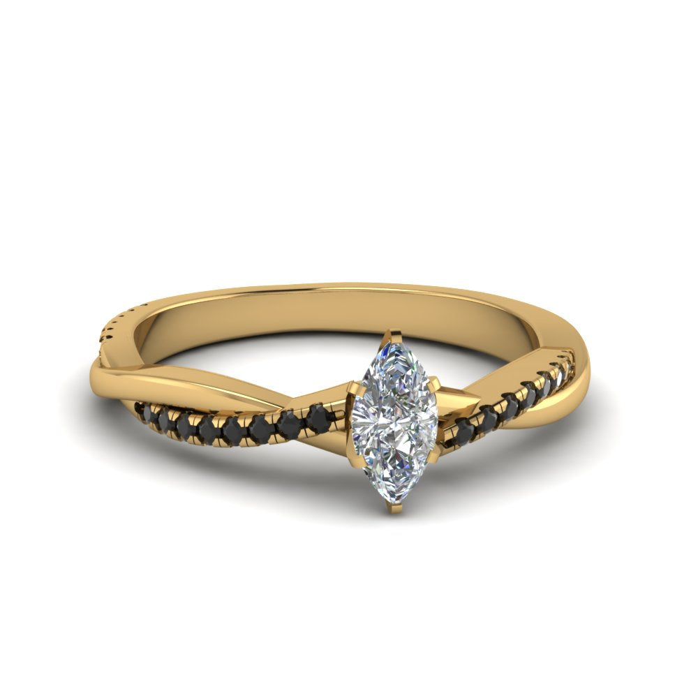marquise-cut-infinity-twist-engagement-ring-with-black-diamond-in-14K-yellow-gold-FD8253MQRGBLACK-NL-YG