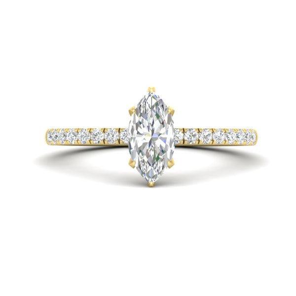 marquise-cut-lab-grown-diamond-french-pavé-ring-in-yellow-gold-FD11408MQR-NL-YG