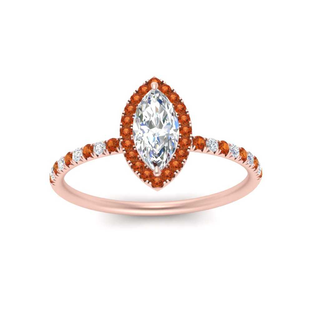 marquise-cut-orange-sapphire-halo-petite-engagement-ring-in-rose-gold-FD8523MQRGSAORANGLE3-NL-RG