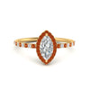 Load image into Gallery viewer, marquise-cut-orange-sapphire-halo-petite-engagement-ring-in-yellow-gold-FD8523MQRGSAORANGLE3-NL-YG