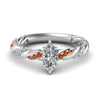 Load image into Gallery viewer, marquise-cut-orange-sapphire-twisted-vine-engagement-ring-in-white-gold-FD9127MQRGSAOR-NL-WG