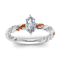Thumbnail 13 - marquise-cut-orange-sapphire-twisted-vine-engagement-ring-in-white-gold-FD9127MQRGSAORANGLE5-NL-WG