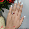 Load image into Gallery viewer, marquise-cut-pear-3-stone-cathedral-ring-with-ruby-in-14k-yellow-gold-fdenr9210-9