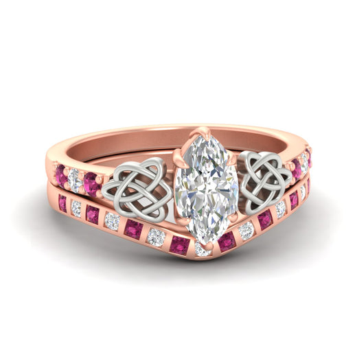 marquise-cut-pink-sapphire-celtic-two-tone-bridal-matching-set-in-rose-gold-fdens2255mqgsadrpisleep-nl-rg-ws4.jpg