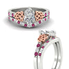 Load image into Gallery viewer, marquise-cut-pink-sapphire-celtic-two-tone-bridal-matching-set-in-white-gold-fdens2255mqgsadrpiangle3-nl-wg-ws4.jpg