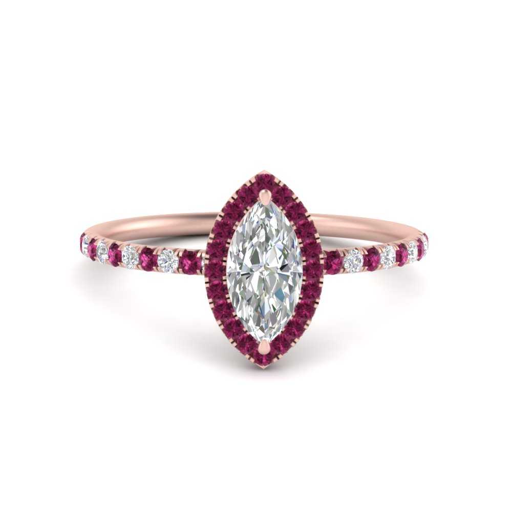 marquise-cut-pink-sapphire-halo-petite-engagement-ring-in-rose-gold-FD8523MQRGSADRPIANGLE3-NL-RG