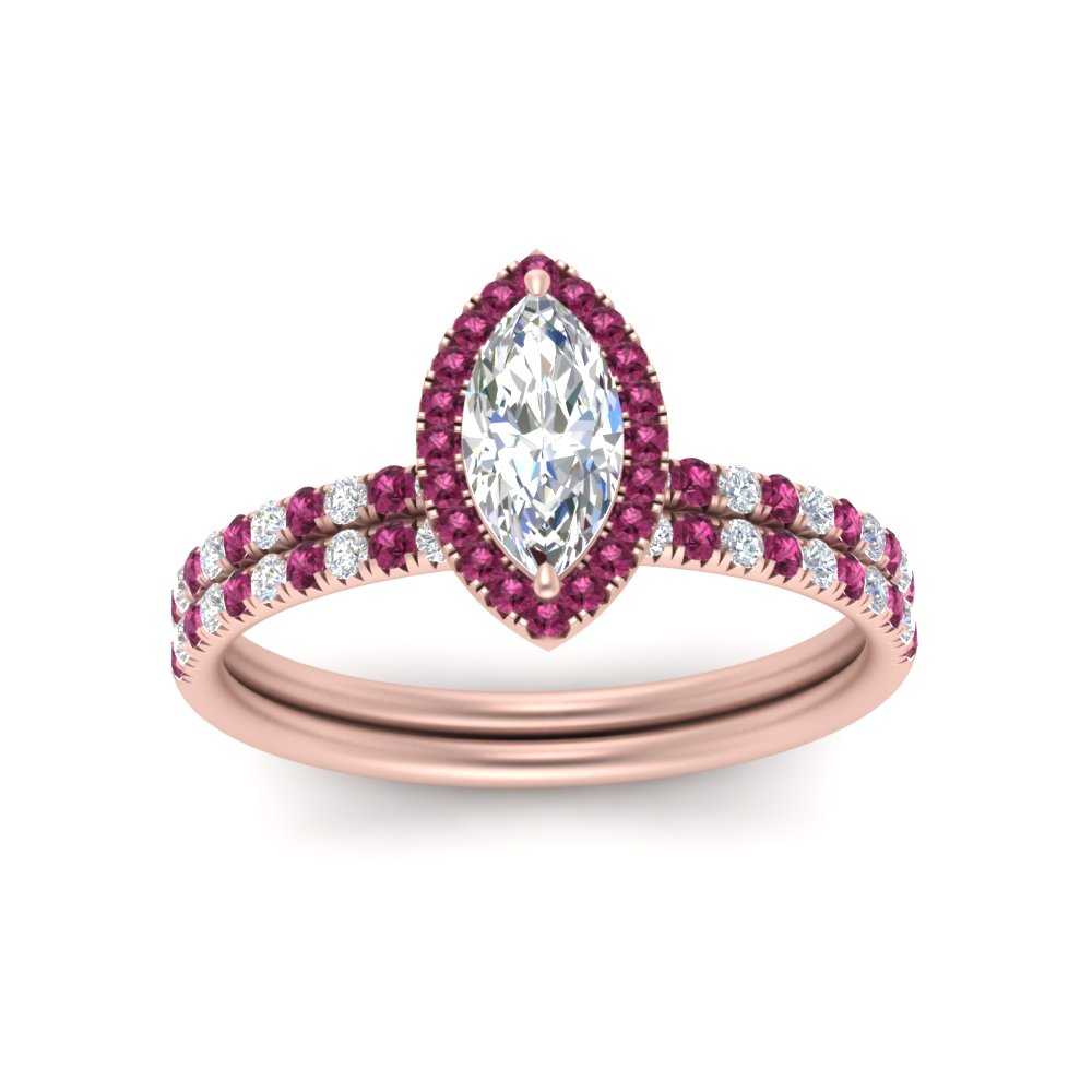 marquise-cut-pink-sapphire-halo-wedding-ring-set-in-rose-gold-FD8523MQGSADRPI-NL-RG