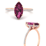 Load image into Gallery viewer, marquise-cut-pink-sapphire-hidden-halo-engagement-ring-in-rose-gold-FD9788MQRGSADRPI-NL-RG.jpg
