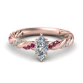 Thumbnail 37 - marquise-cut-pink-sapphire-twisted-vine-engagement-ring-in-rose-gold-FD9127MQRGSADRPI-NL-RG