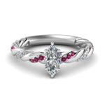 Load image into Gallery viewer, marquise-cut-pink-sapphire-twisted-vine-engagement-ring-in-white-gold-FD9127MQRGSADRPI-NL-WG
