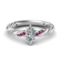 Thumbnail 9 - marquise-cut-pink-sapphire-twisted-vine-engagement-ring-in-white-gold-FD9127MQRGSADRPI-NL-WG