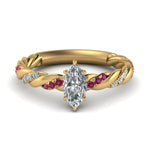Load image into Gallery viewer, marquise-cut-pink-sapphire-twisted-vine-engagement-ring-in-yellow-gold-FD9127MQRGSADRPI-NL-YG
