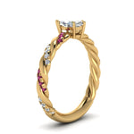 Load image into Gallery viewer, marquise-cut-pink-sapphire-twisted-vine-engagement-ring-in-yellow-gold-FD9127MQRGSADRPIANGLE2-NL-YG
