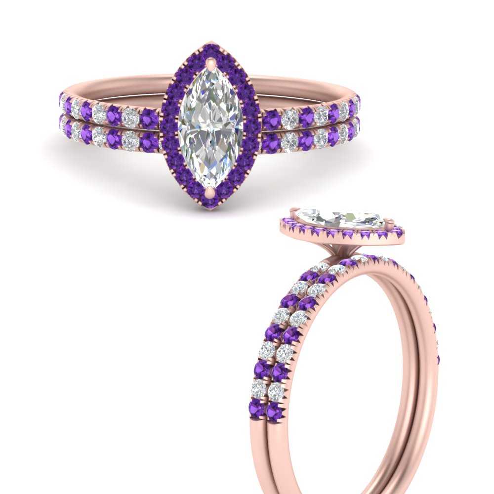 marquise-cut-purple-topaz-halo-wedding-ring-set-in-rose-gold-FD8523MQGVITO-NL-RG