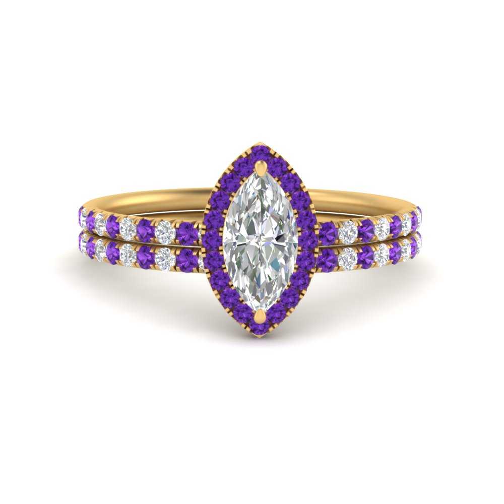 marquise-cut-purple-topaz-halo-wedding-ring-set-in-yellow-gold-FD8523MQGVITO-NL-YG