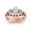 Load image into Gallery viewer, marquise-cut-ruby-channel-band-celtic-bridal-set-in-rose-gold-fdens2255mqgrudrangle5-nl-rg-ws2.jpg