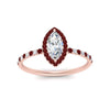 Load image into Gallery viewer, marquise-cut-ruby-halo-petite-engagement-ring-in-rose-gold-FD8523MQRGRUDRANGLE3-NL-RG