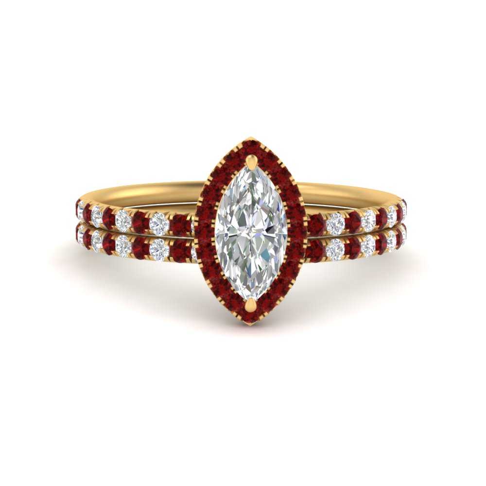 marquise-cut-ruby-halo-wedding-ring-set-in-yellow-gold-FD8523MQGRUDR-NL-YG