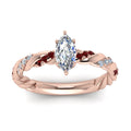Thumbnail 50 - marquise-cut-ruby-twisted-vine-engagement-ring-in-rose-gold-FD9127MQRGRUDRANGLE5-NL-RG