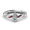 Load image into Gallery viewer, marquise-cut-ruby-twisted-vine-engagement-ring-in-white-gold-FD9127MQRGRUDR-NL-WG