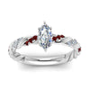 Load image into Gallery viewer, marquise-cut-ruby-twisted-vine-engagement-ring-in-white-gold-FD9127MQRGRUDRANGLE5-NL-WG