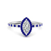 Load image into Gallery viewer, marquise-cut-sapphire-halo-petite-engagement-ring-in-white-gold-FD8523MQRGSABLANGLE3-NL-WG