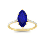 Load image into Gallery viewer, marquise-cut-sapphire-hidden-halo-engagement-ring-in-yellow-gold-FD9788MQRGSABL-NL-YG.jpg
