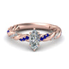 Load image into Gallery viewer, marquise-cut-sapphire-twisted-vine-engagement-ring-in-rose-gold-FD9127MQRGSABL-NL-RG