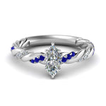 Load image into Gallery viewer, marquise-cut-sapphire-twisted-vine-engagement-ring-in-white-gold-FD9127MQRGSABL-NL-WG
