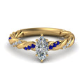 Thumbnail 61 - marquise-cut-sapphire-twisted-vine-engagement-ring-in-yellow-gold-FD9127MQRGSABL-NL-YG