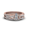 Load image into Gallery viewer, marquise-cut-simple-diamond-twisted-vine-bridal-ring-sets-in-18K-rose-gold-FD8233MQ-NL-RG