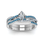 Load image into Gallery viewer, marquise-cut-simple-diamond-twisted-vine-bridal-ring-sets-with-ice-blue-topaz-in-14K-white-gold-FD8233MQGICBLTO-NL-WG
