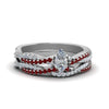 Load image into Gallery viewer, marquise-cut-simple-diamond-twisted-vine-bridal-ring-sets-with-ruby-in-18K-white-gold-FD8233MQGRUDR-NL-WG