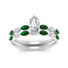 Load image into Gallery viewer, marquise-cut-single-prong-marquise-emerald-engagement-ring-and-band-in-FD9939MQGEMGR-NL-WG