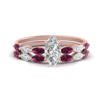 Load image into Gallery viewer, marquise-cut-single-prong-marquise-pink-sapphire-engagement-ring-and-band-in-FD9939MQGSADRPI-NL-RG
