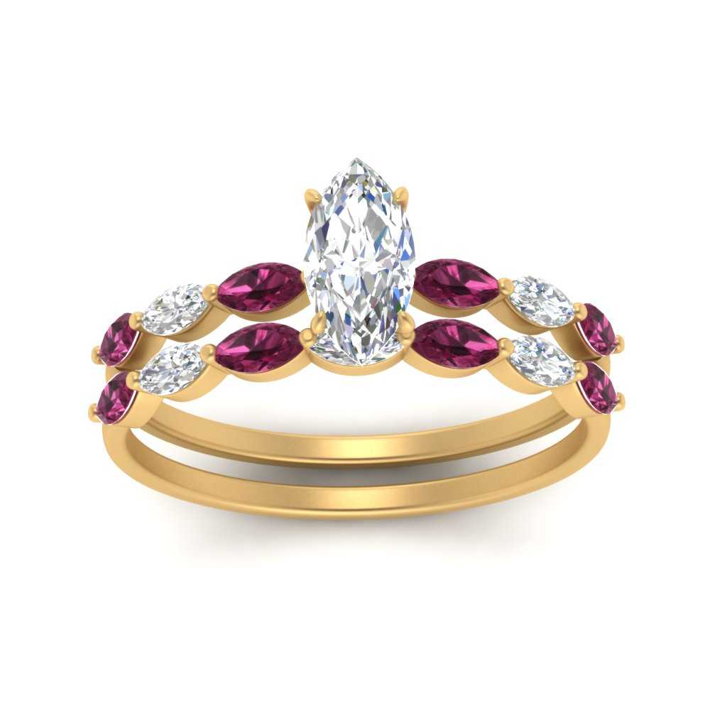 marquise-cut-single-prong-marquise-pink-sapphire-engagement-ring-and-band-in-FD9939MQGSADRPI-NL-YG