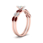 Load image into Gallery viewer, marquise-cut-single-prong-marquise-ruby-engagement-ring-and-band-in-FD9939MQGRUDR-NL-RG
